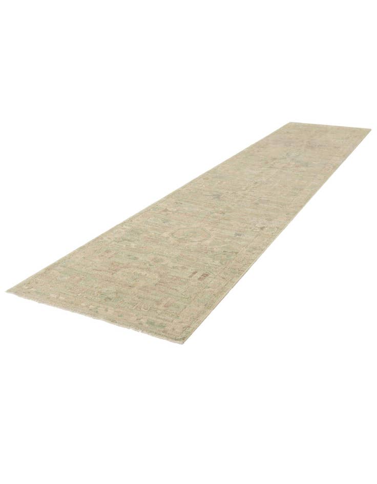 Detail image of  2' 9 x 13' 8  Hand Knotted Oushak Wool Runner Rug