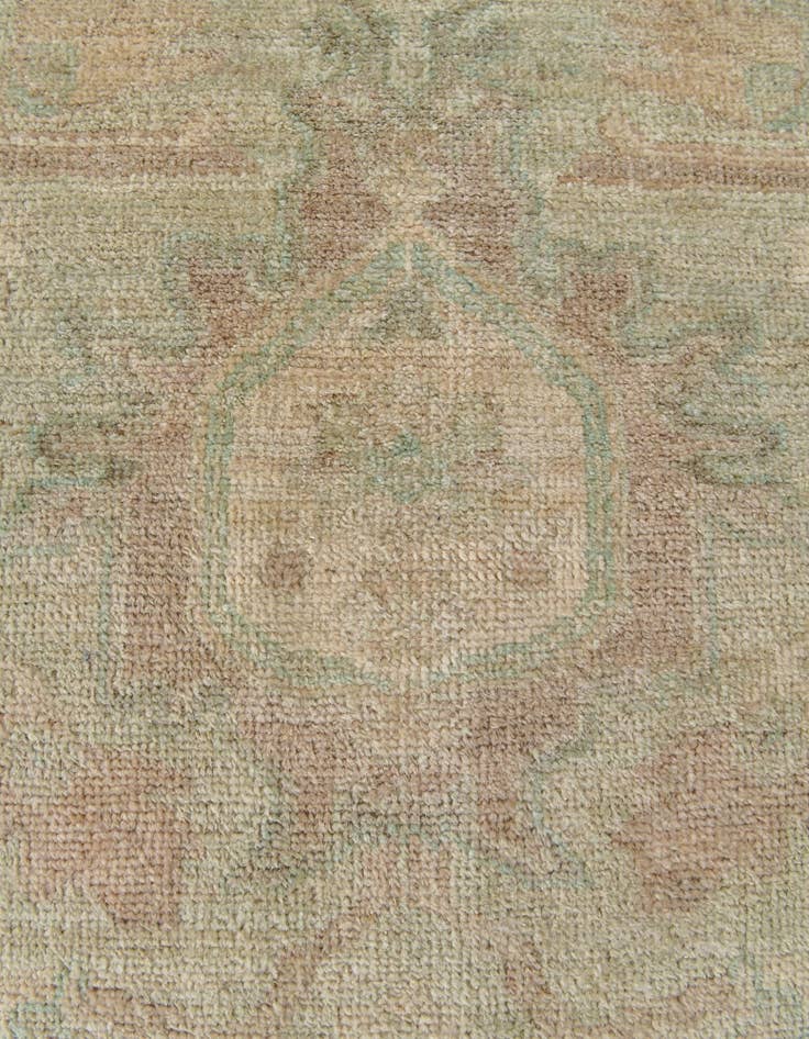 Detail image of  2' 9 x 13' 8  Hand Knotted Oushak Wool Runner Rug