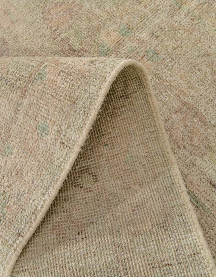 Detail image of  2' 9 x 13' 8  Hand Knotted Oushak Wool Runner Rug