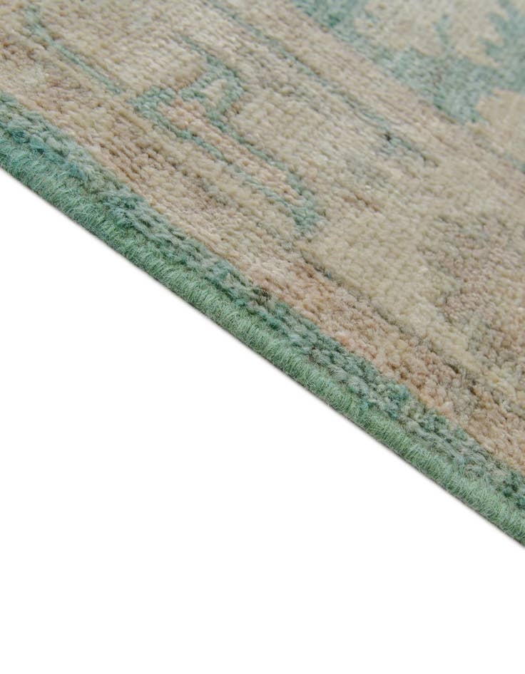 Detail image of 2' 9 x 9' 5 Hand Knotted Oushak Wool Runner Rug