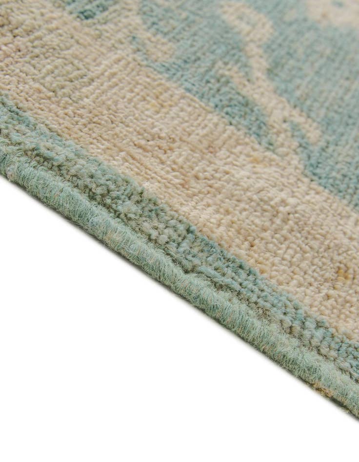Detail image of 2' 11 x 11' 7 Hand Knotted Oushak Wool Runner Rug
