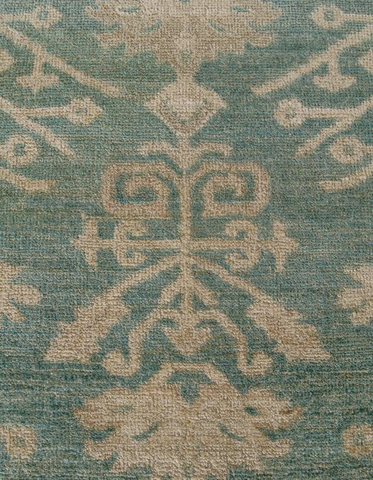 Detail image of 2' 11 x 11' 7 Hand Knotted Oushak Wool Runner Rug
