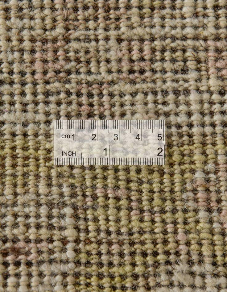 Detail image of 2' 9 x 10' 3 Hand Knotted Oushak Wool Runner Rug