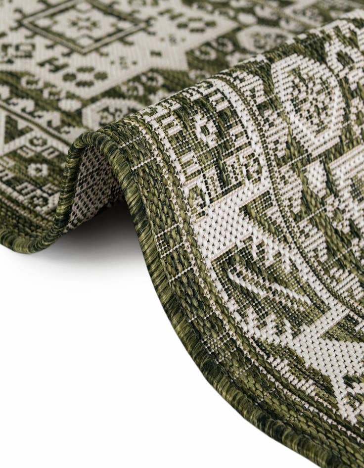 Detail image of  2' x 8'  Washable Aztec Indoor / Outdoor Runner Rug