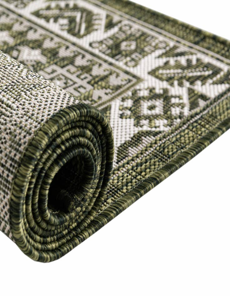 Detail image of  2' x 8'  Washable Aztec Indoor / Outdoor Runner Rug