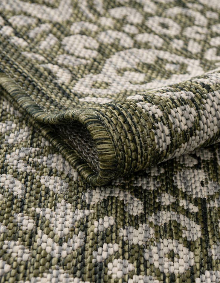 Detail image of  2' x 6'  Washable Border Indoor / Outdoor Runner Rug