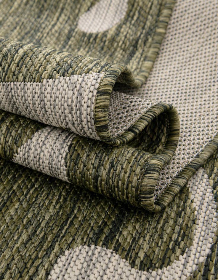 Detail image of  2' x 6'  Washable Botanical Indoor / Outdoor Runner Rug