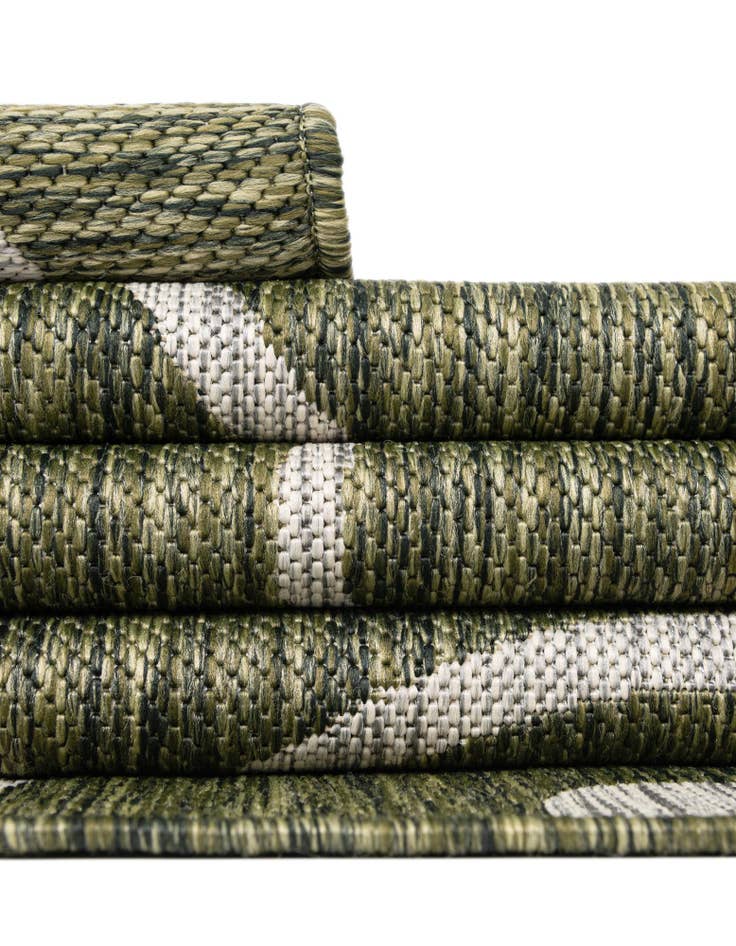 Detail image of  2' x 6'  Washable Botanical Indoor / Outdoor Runner Rug