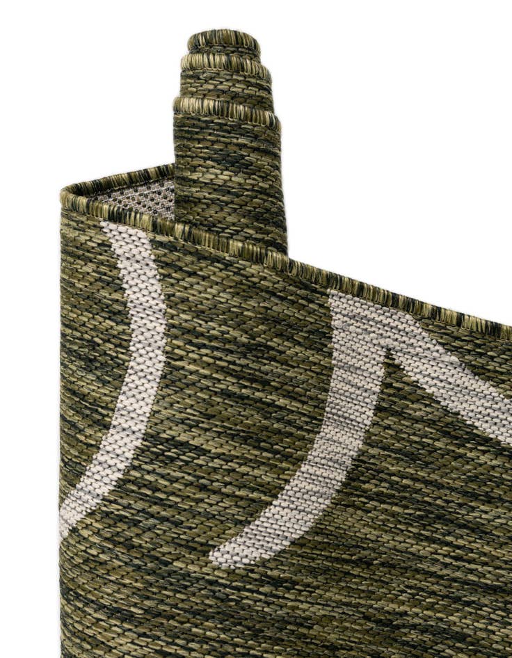 Detail image of  2' x 6'  Washable Botanical Indoor / Outdoor Runner Rug