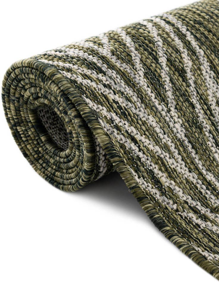 Detail image of  2' x 6'  Washable Botanical Indoor / Outdoor Runner Rug