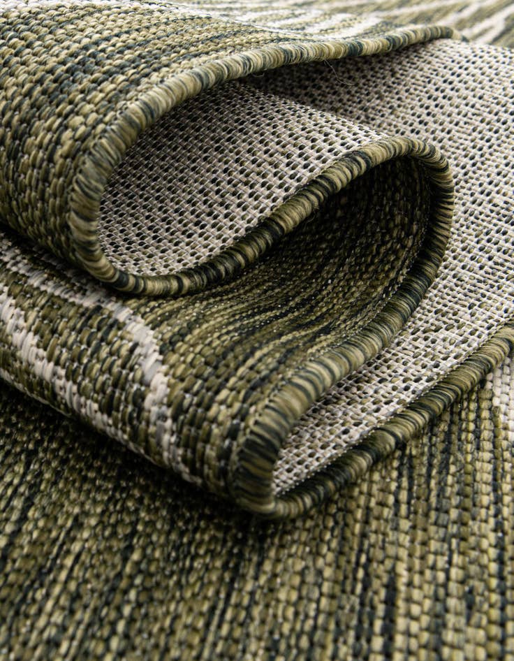 Detail image of  2' x 6'  Washable Botanical Indoor / Outdoor Runner Rug