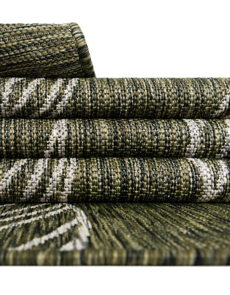 Detail image of  2' x 6'  Washable Botanical Indoor / Outdoor Runner Rug