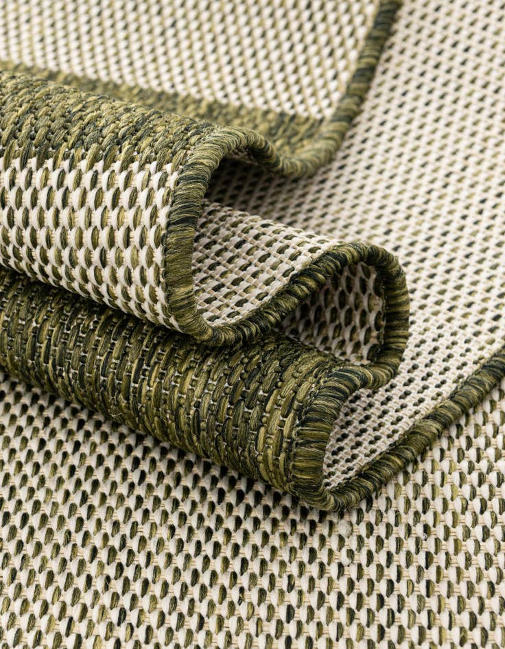 Detail image of  2' x 6'  Washable Checkered Indoor / Outdoor Runner Rug