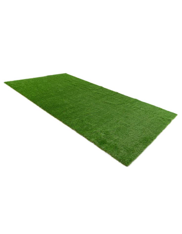 Detail image of  7' x 13' 2  Washable Grass Indoor / Outdoor Runner Rug