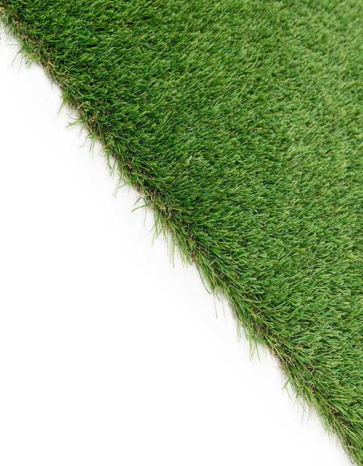 Detail image of  7' x 13' 2  Washable Grass Indoor / Outdoor Runner Rug