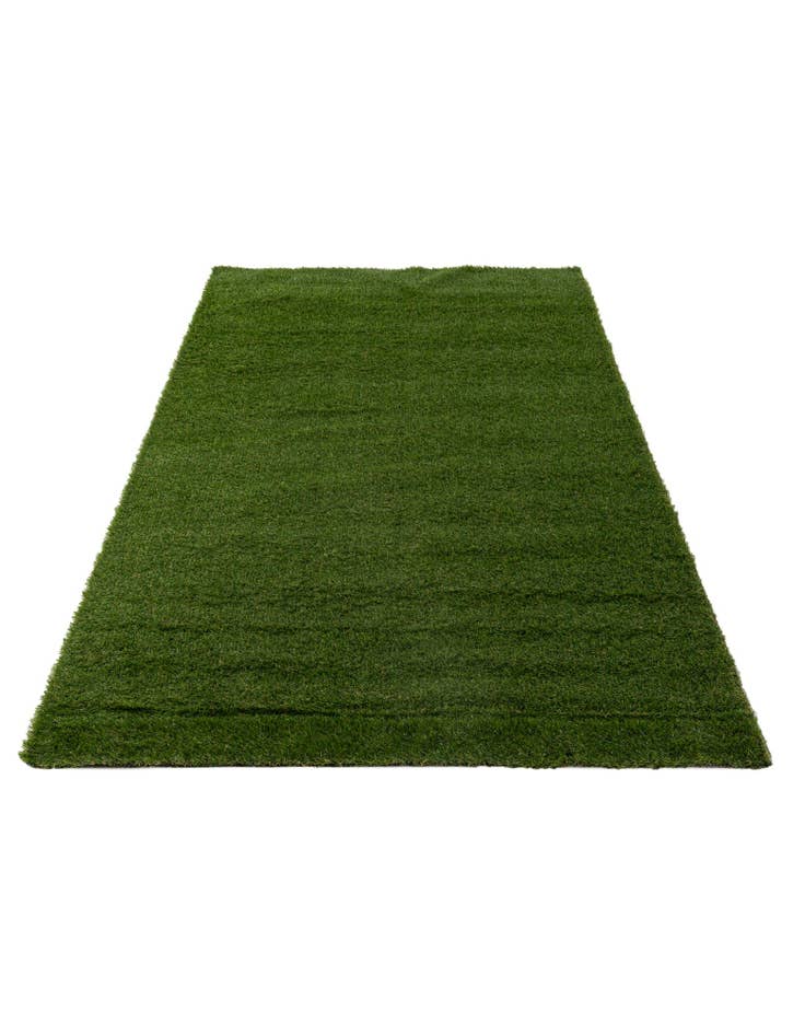 Detail image of  5' 2 x 10'  Washable Grass Indoor / Outdoor Runner Rug