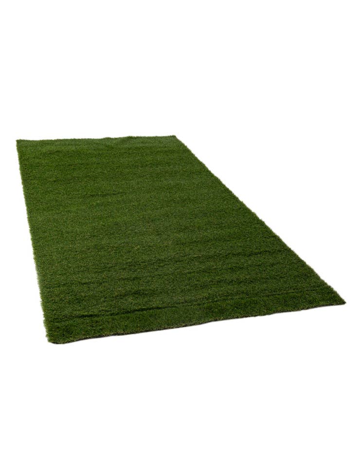 Detail image of  5' 2 x 10'  Washable Grass Indoor / Outdoor Runner Rug
