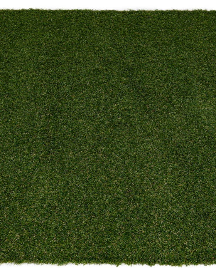 Detail image of  5' 2 x 10'  Washable Grass Indoor / Outdoor Runner Rug