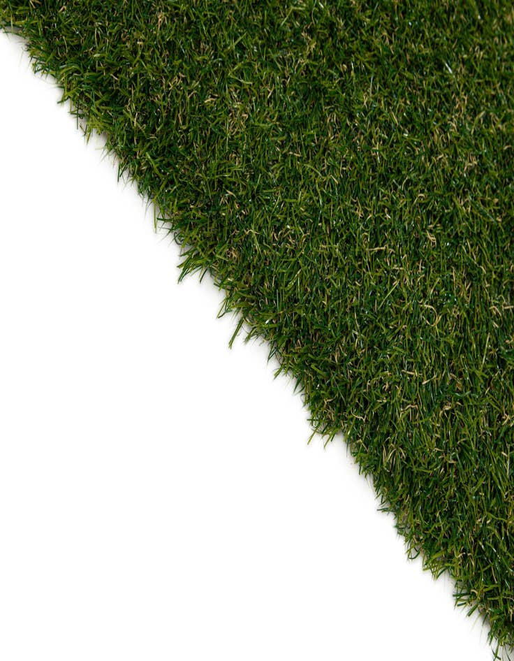Detail image of  5' 2 x 10'  Washable Grass Indoor / Outdoor Runner Rug