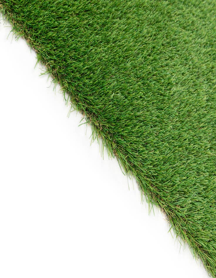 Detail image of  7' x 13' 2  Washable Grass Indoor / Outdoor Runner Rug