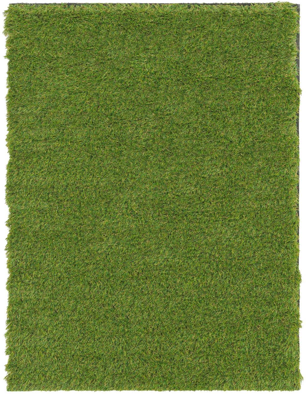 A vibrant green artificial grass runner rug with a textured pile, suitable for indoor or outdoor use.
