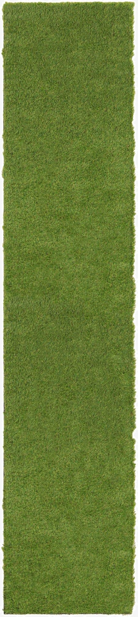  2' 7 x 12'  Washable Grass Indoor / Outdoor Runner Rug