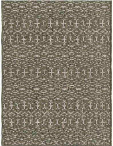 Primary image  2' 7 x 13'  Washable Lattice Indoor / Outdoor Runner Rug