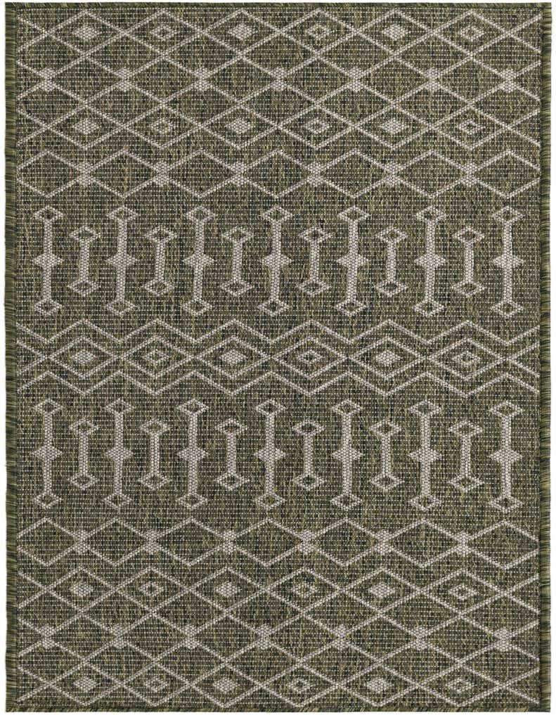 Primary image  2' x 5'  Washable Lattice Indoor / Outdoor Runner Rug