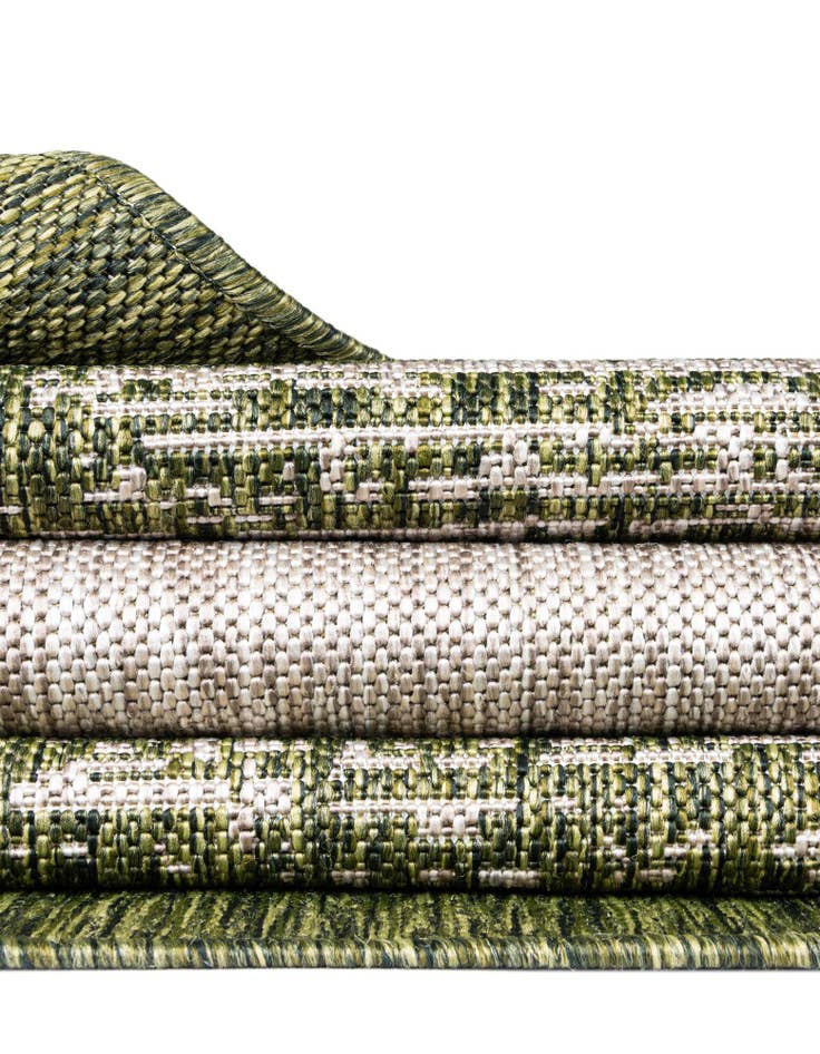 Detail image of  2' x 6'  Washable Modern Indoor / Outdoor Runner Rug