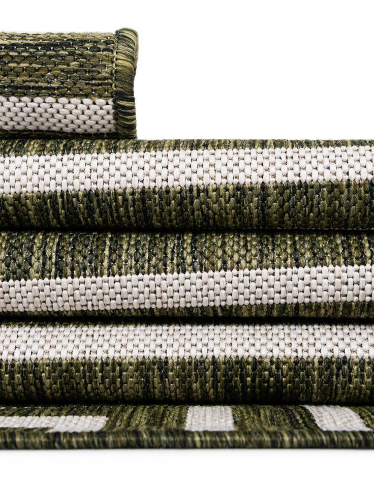 Detail image of  2' x 5' 3  Washable Modern Indoor / Outdoor Runner Rug