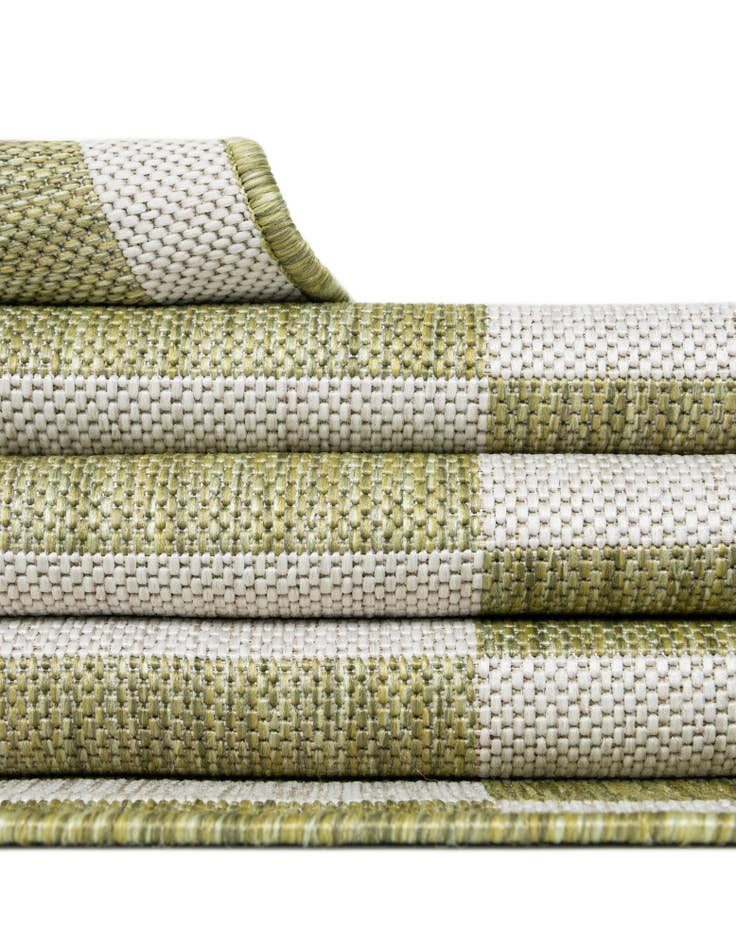 Detail image of  2' x 6'  Washable Ribbon Indoor / Outdoor Runner Rug