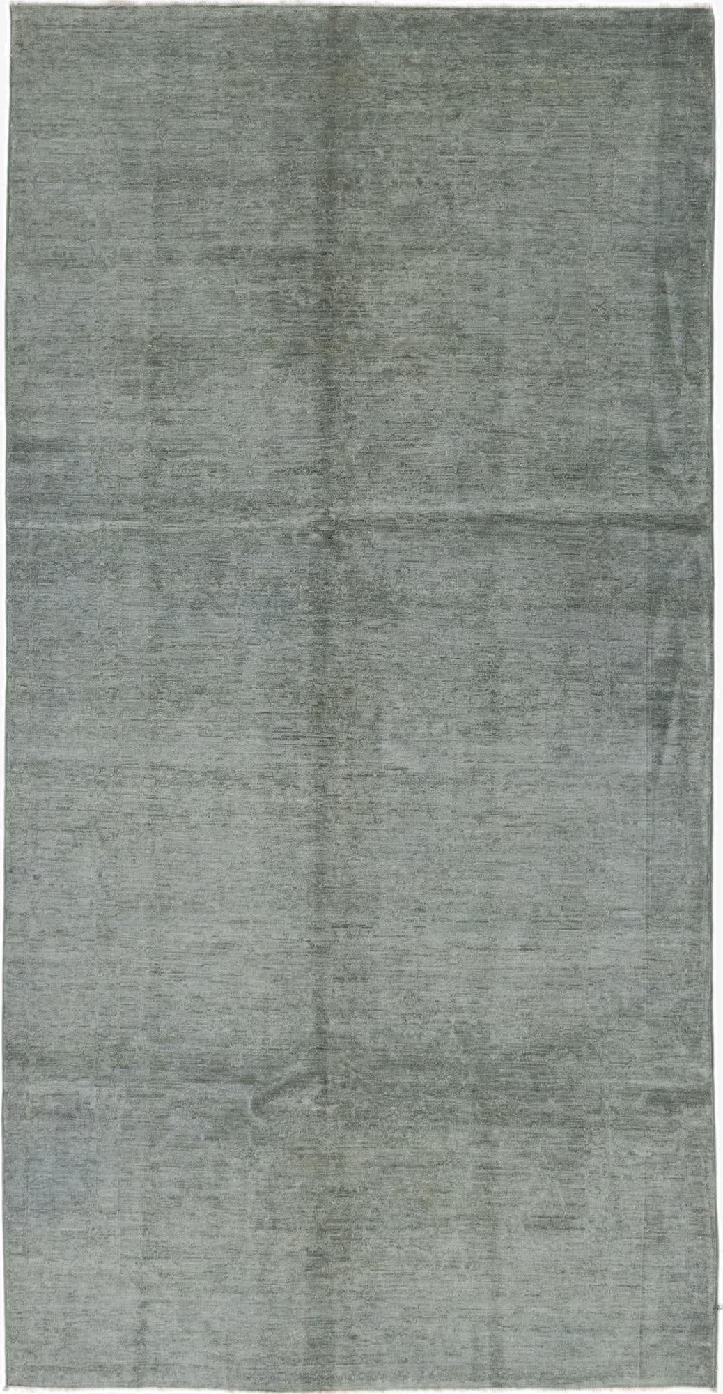  5' x 9' 9  Hand Knotted Over-Dyed Ziegler Runner Rug
