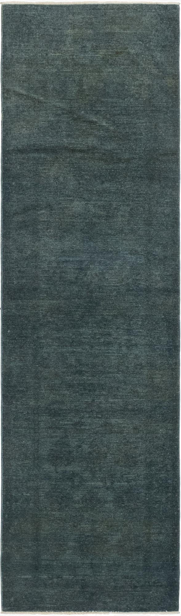  2' 7 x 9' 7  Hand Knotted Over-Dyed Ziegler Runner Rug