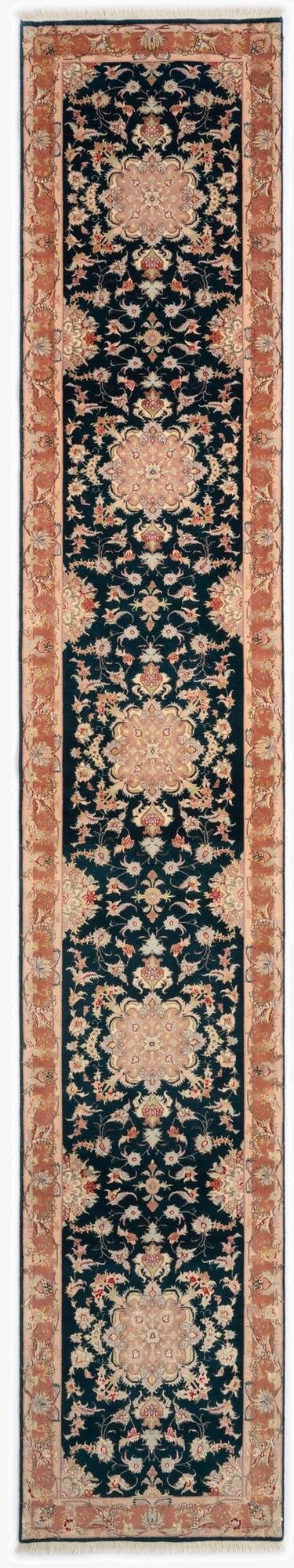  2' 8 x 15' 8 Tabriz Runner Rug