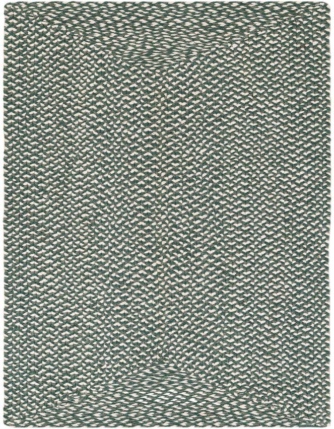 Detail image of  2' x 6' 1  Hand Tweed Braided Jute Runner Rug