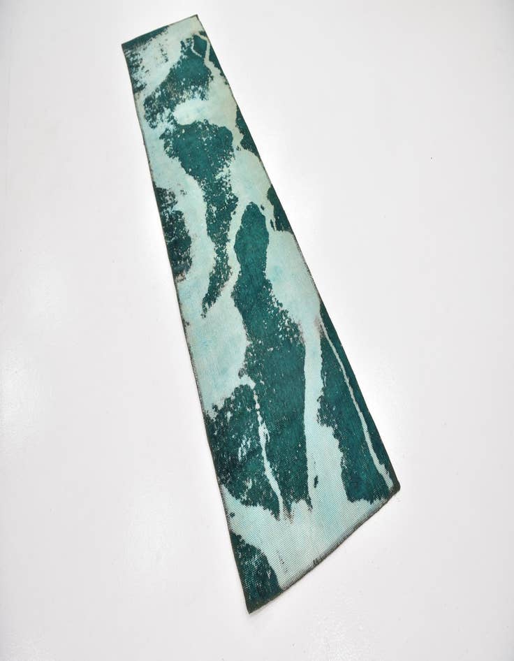 Detail image of  2' 2 x 8' 7  Hand Knotted Ultra Vintage Persian Wool Runner Rug