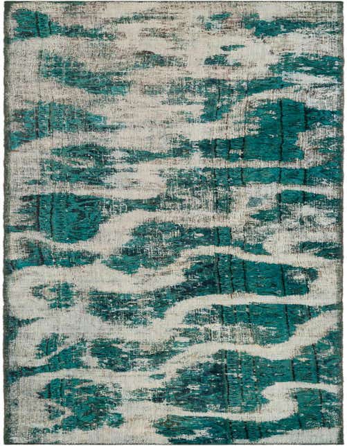 Primary image  2' 6 x 10' 1  Hand Knotted Ultra Vintage Persian Wool Runner Rug