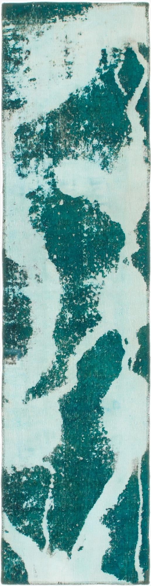  2' 2 x 8' 7  Hand Knotted Ultra Vintage Persian Wool Runner Rug