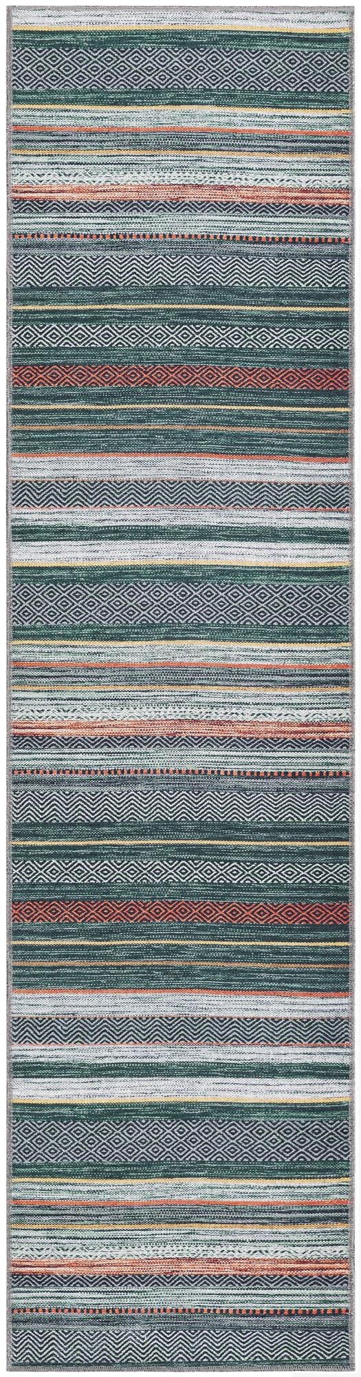 Primary image  2' x 8'  Washable Yara Runner Rug
