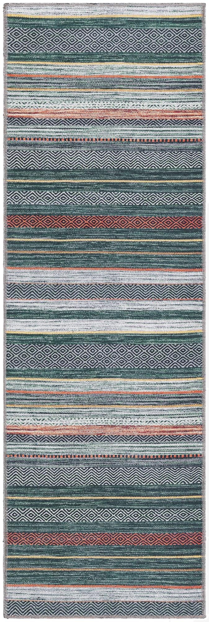  2' x 6'  Washable Yara Runner Rug