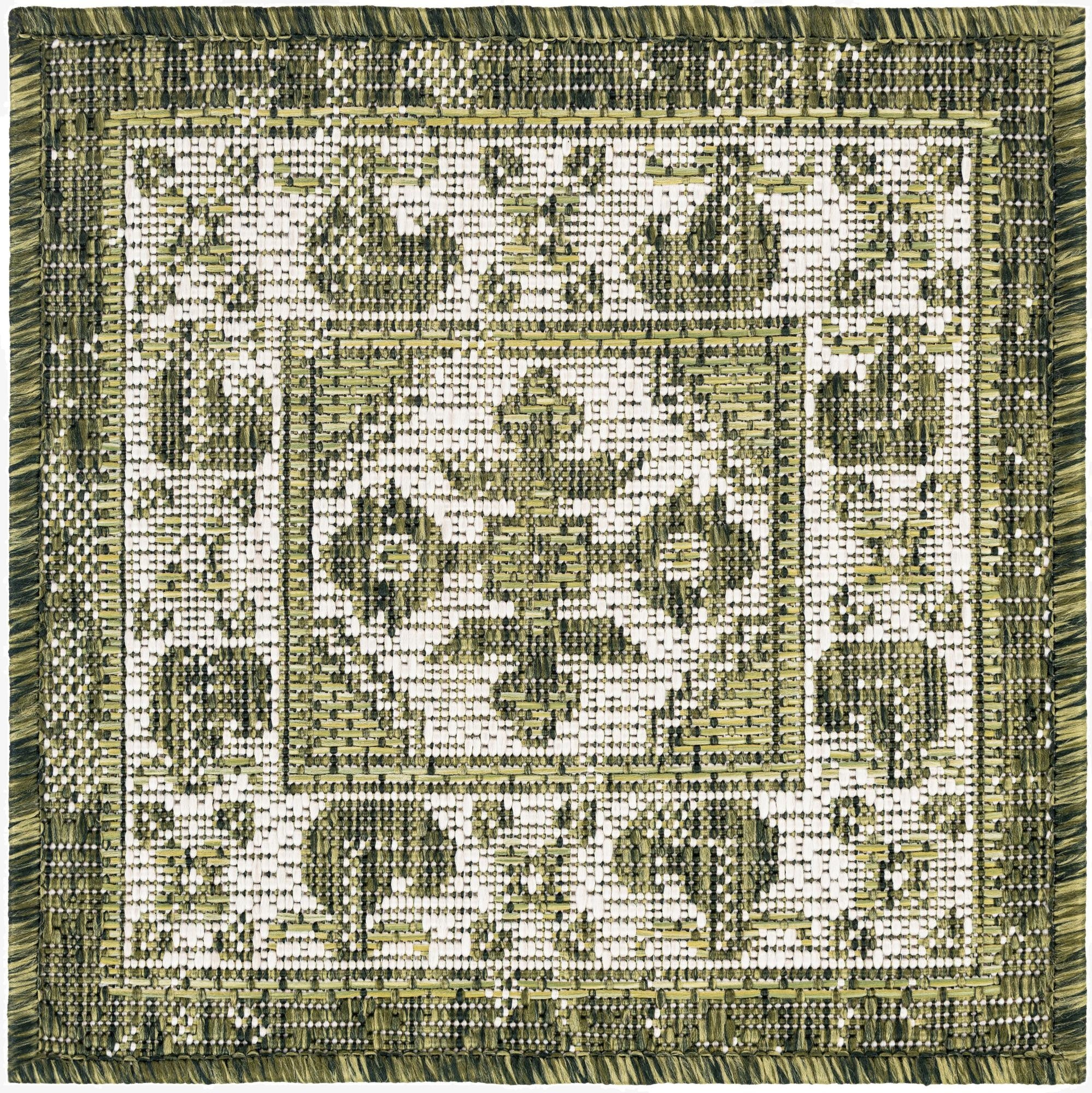  1' 4 x 1' 4  Washable Traditional Indoor / Outdoor Sample Rug