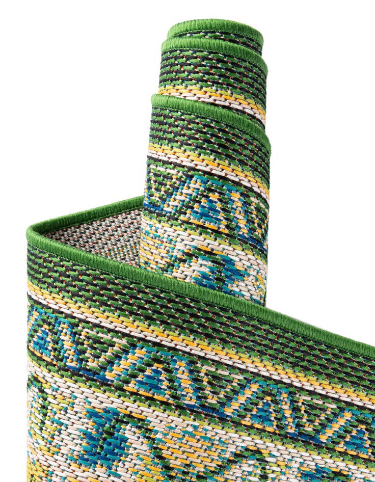 Detail image of  10' x 10'  Washable Baja Indoor / Outdoor Square Rug