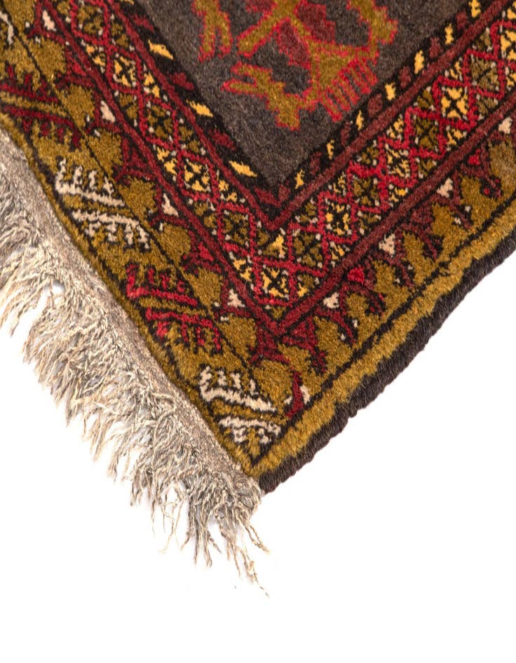 Detail image of  1' 8 x 2' 3 Balouch Wool Square Rug