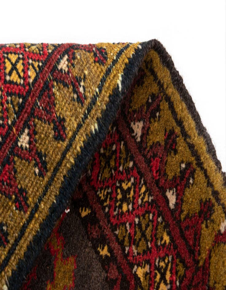 Detail image of  1' 8 x 2' 3 Balouch Wool Square Rug