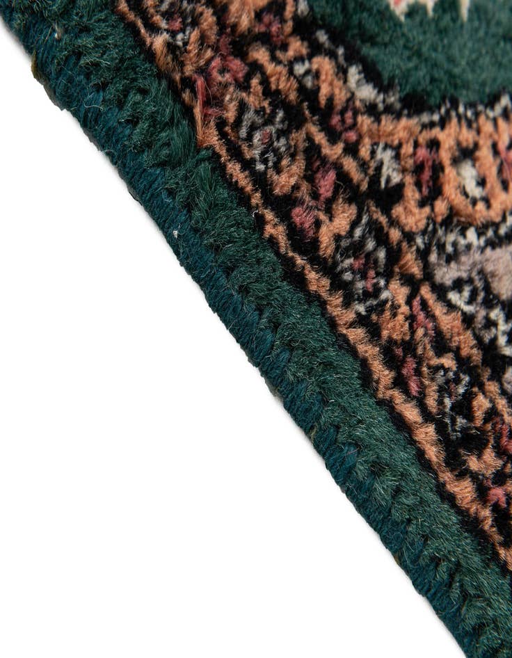 Detail image of  1' 1 x 1' 1  Hand Knotted Bokhara Oriental Wool Square Rug