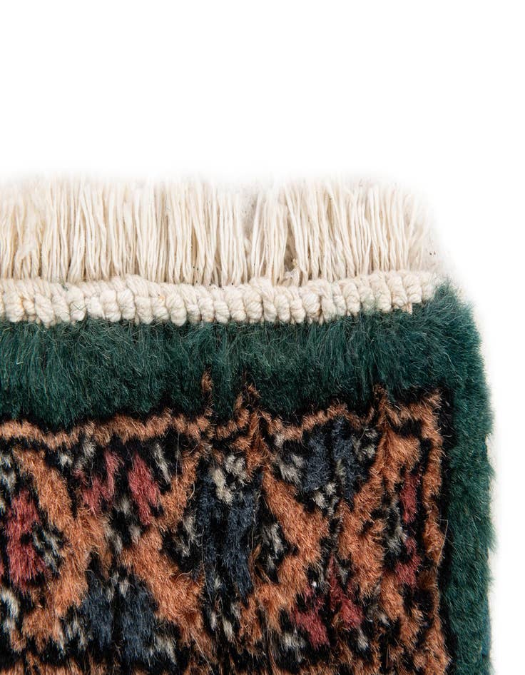 Detail image of  1' 1 x 1' 1  Hand Knotted Bokhara Oriental Wool Square Rug