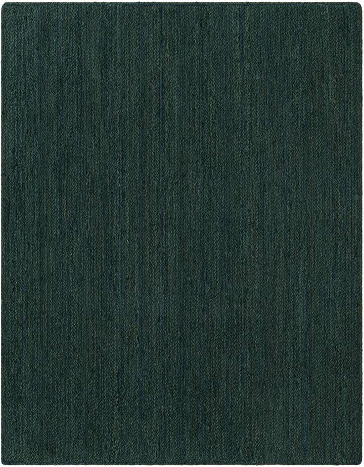 Detail image of  5' 3 x 5' 3  Hand Braided Jute Square Rug