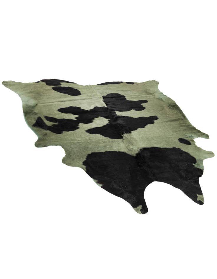 Detail image of  5' 8 x 5' 11 Cowhide Leather Square Rug