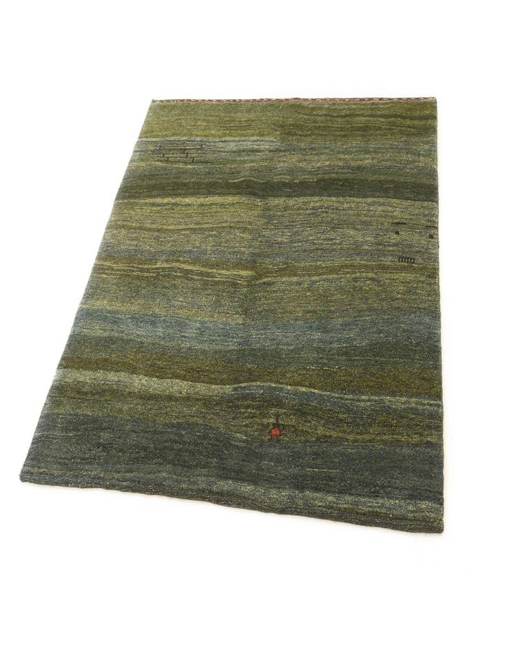 Detail image of  4' 6 x 4' 7 Gabbeh Shouli Square Rug