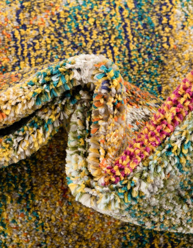 Detail image of  7' 10 x 7' 10  Washable Haerfest Square Rug